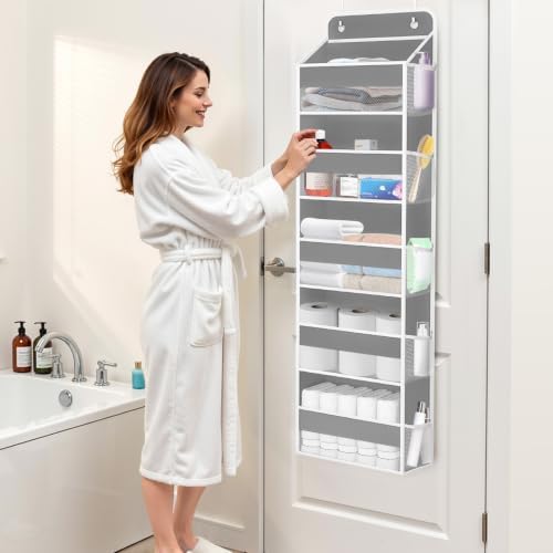 Over The Door Organizer Storage Large Capacity Hanging Bedroom Storage - Image 5