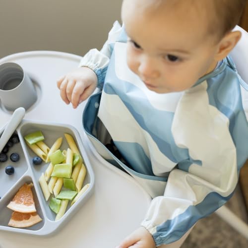 Tiny Twinkle Long Sleeve Bib for Babies&Toddlers|2-Pack Waterproof Smock Bib - Image 6