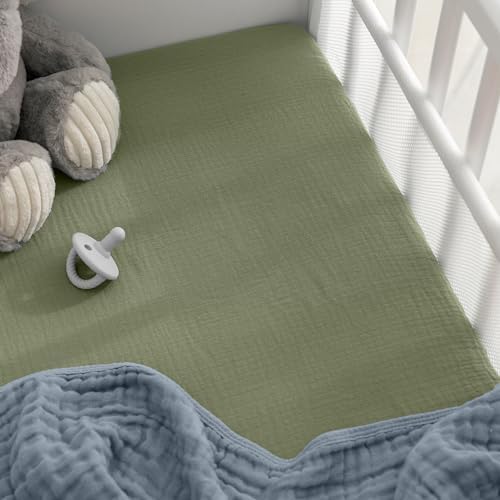 Comfy Cubs Muslin Bassinet Sheet - Image 5