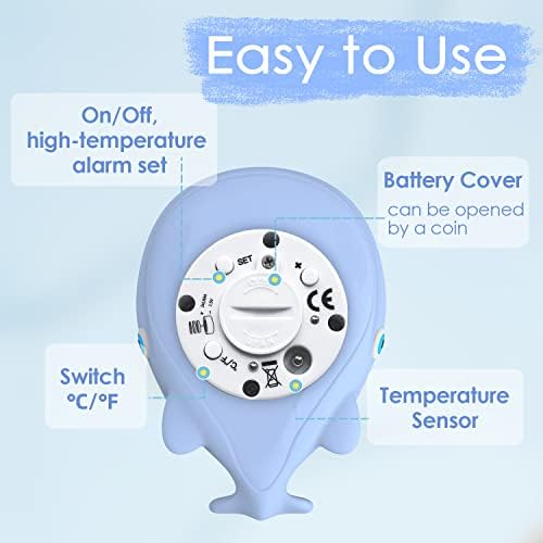 Baby Bath Tub Thermometer for Infant, Bathtub Water Temperature Room Thermometer - Image 4