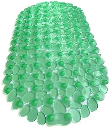 “Pebbles” Non-Slip Bathtub & Shower Mat 27”x14” Oval - Image 2