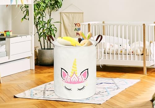 MAIZMZ Baby Waterproof Storage Basket Kids Hamper Nursery Bins Organizer Gift - Image 4