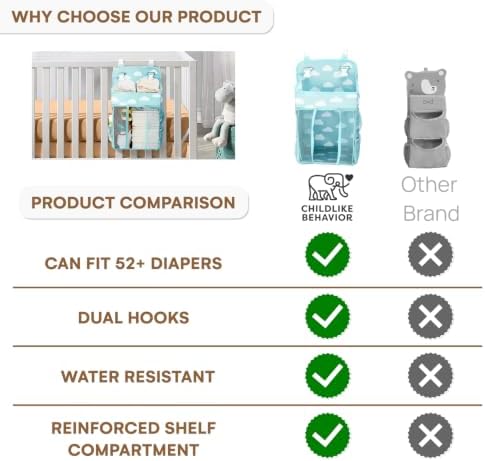 CHILDLIKE BEHAVIOR Diaper Storage Organizer - Image 7