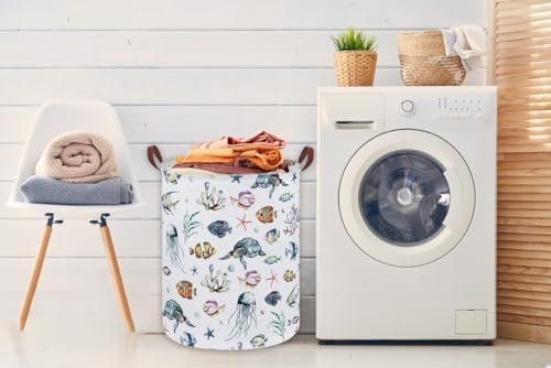 Kids Laundry Hamper, Ocean Laundry Basket Collapsible Boys and Girls Storage - Image 6