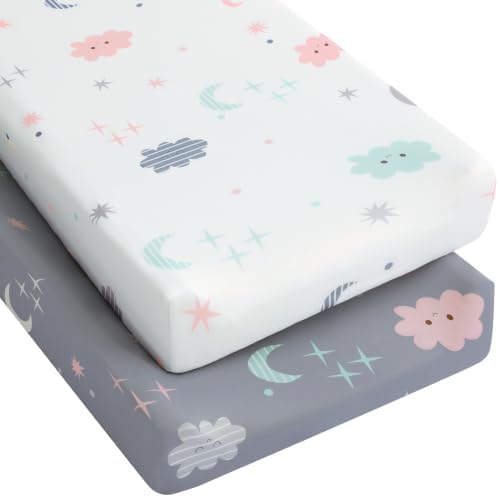 Yoofoss 2-Pack Diaper Changing Pad Cover by YOOFOSS