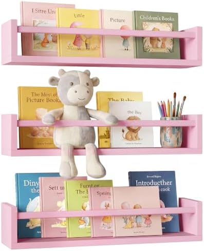 Fixwal Floating Nursery Book Shelves by Fixwal