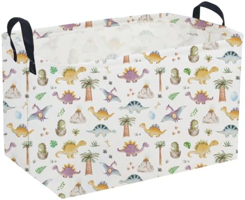 Sanjiaofeng Rectangular Dinosaur Baskets, Waterproof Foldable Dinosaur Basket by Sanjiaofen