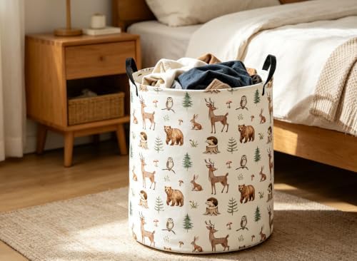 Kids Laundry Basket Animal Hamper - Image 4