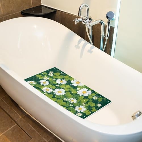 Bathtub Mat Non Slip 26.8x15.1 Inch, Machine Washable Shower Mats - Image 5