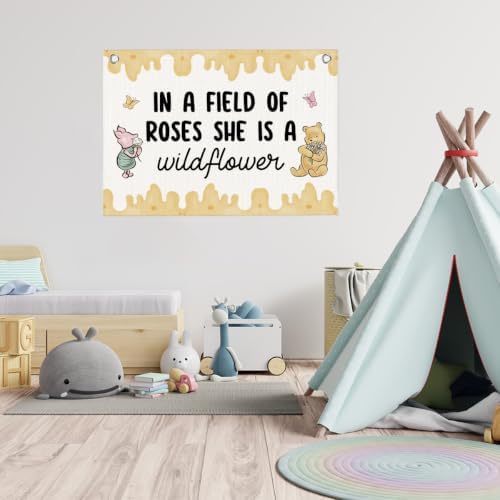 Girl Nursery Wall Decor Banner Girls Room Decor 30"x20" - Image 4