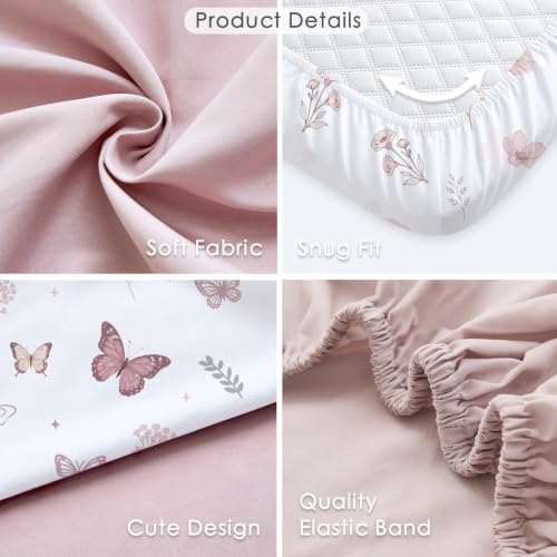 4 Pack Bassinet Sheets - Image 5