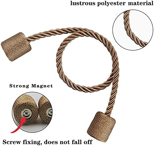 Magnetic Curtain Tiebacks Holdbacks Decorative Tie Backs - Image 3