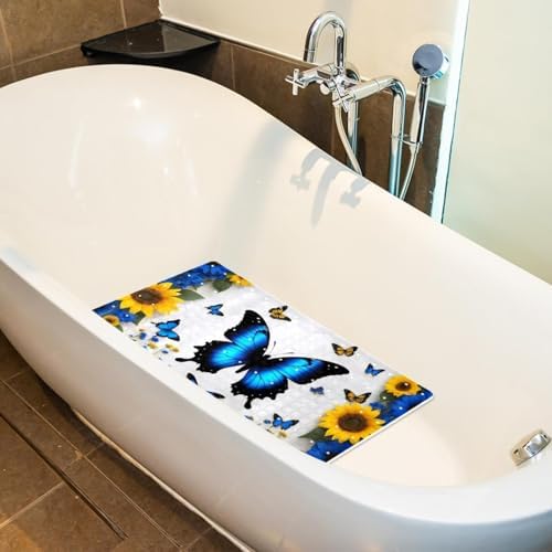 Shower Mat Bathtub Mat, 26.8x15.1 inch, Non-Slip Bath Mat - Image 5