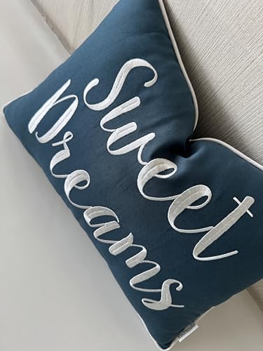 Rudransha Sweet Dreams Embroidered 12x18 Lumbar Pillow Cover - Image 4