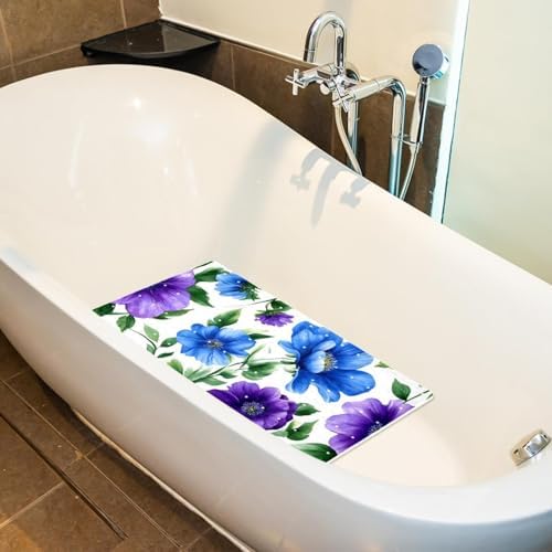 Bath Tub Shower Mat, Washable Bathtub Floor Mats, Suction Cups and Drain Holes - Image 4