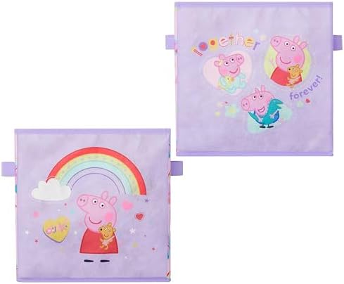 Idea Nuova Storage Cubes for Kids, 2 Pack Collapsible Fabric Bins by IdeaNuovaCharacterShop