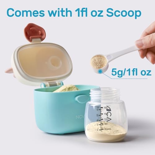 NCVI Baby Formula Dispenser On The Go, Formula Container To Go - Image 3
