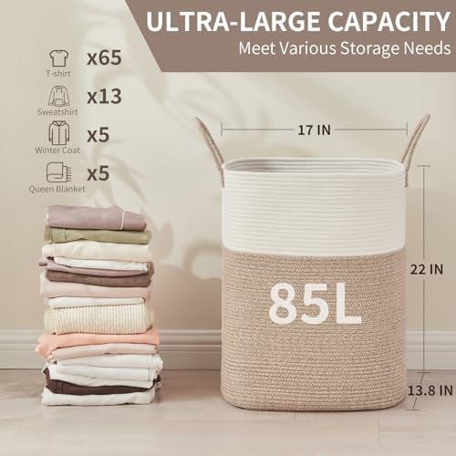 AINUOQI Laundry Basket with Handles - Image 2