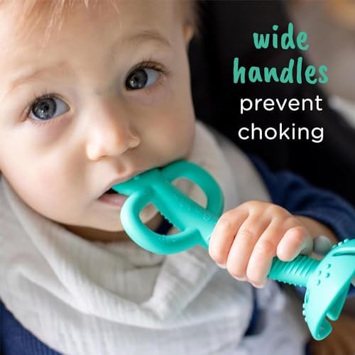 Busy Baby Teething Spoon is Dishwasher Safe Food Grade Silicone - Image 5