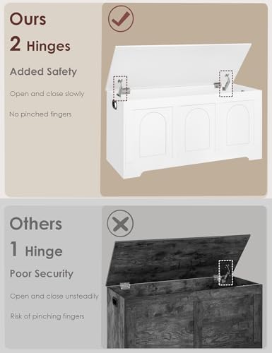 DINZI LVJ Storage Chest, Wooden Toy Box - Image 4