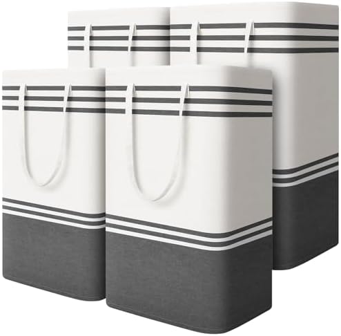 4 Pack Large Laundry Baskets, Laundry Hampers, Freestanding Waterproof by EpicTotes