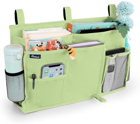 Surblue Bedside Caddy Hanging Bed Organizer Storage Bag Pocket by SURBLUE