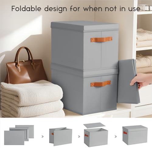 Homsorout Storage Bins with Lids - Image 5