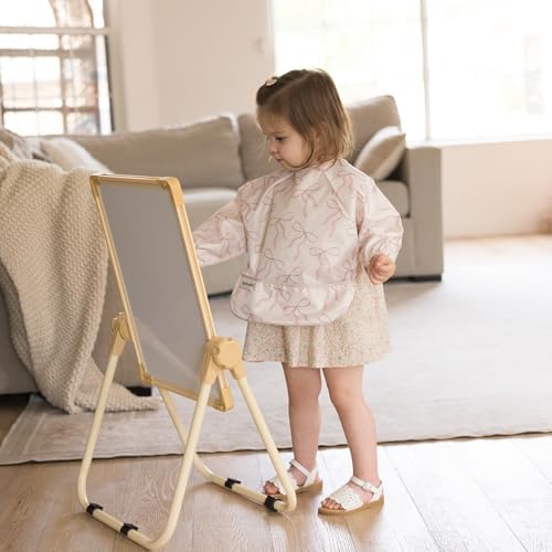 Tiny Twinkle Long Sleeve Bib for Babies & Toddlers | 2-Pack Waterproof Smock - Image 5