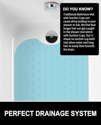 OTHWAY Bathtub Mat Non Slip, 39X16 inch Bath Mat - Image 6
