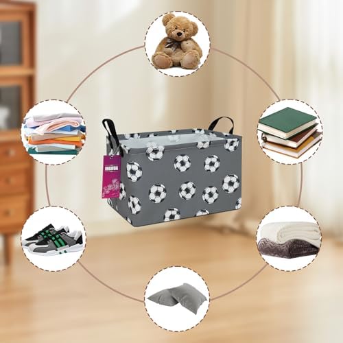Rectangular Football Storage Basket - Image 5