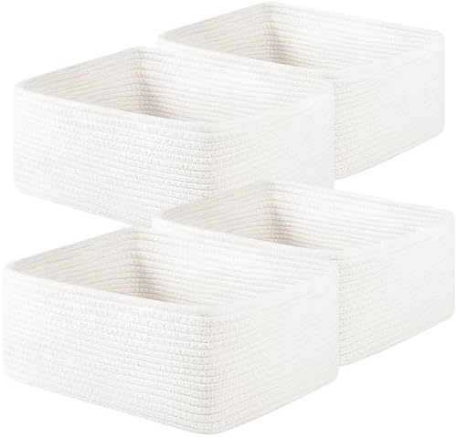 OIAHOMY 4 Pack 14.17 * 11.02 * 6.3IN Storage Baskets by MasterofSpaceOptimization