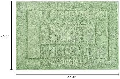 GRANNY SAYS Sage Green Bathroom Rug 24" x 36", Non-Slip Bath Mat - Image 2