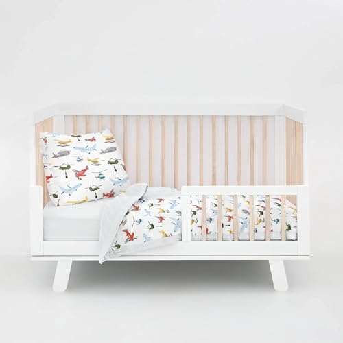 Little Unicorn Toddler Bedding 3-Piece Set | Includes Comforter, Crib Sheet & by LittleUnicorn