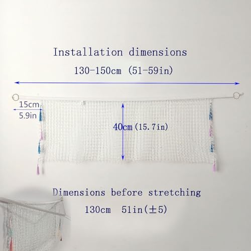 Stuffed Animal Hammock, Corner Wall Storage Net - Image 3