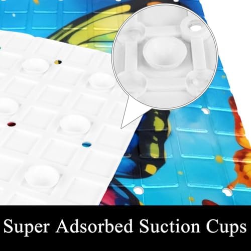 Non Slip Shower Mat Bathtub Mat 15.1x26.8 Inch, Quick Dry Bath Mat - Image 3