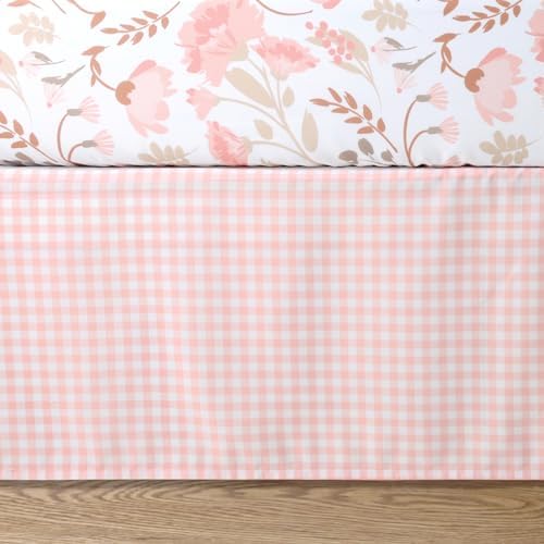 The Peanutshell Whimsical Floral 3 Piece Baby Crib Bedding Set - Image 4
