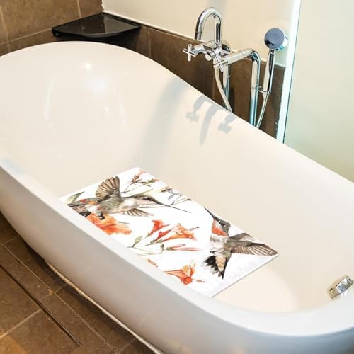 Non Slip Bathtub and Shower Mat 26.8x15.1 inch, Bath Mat - Image 5