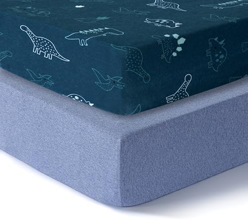 Dreamology Cotton Crib Sheets, Standard Crib Sheets Boys by DREAMOLOGY