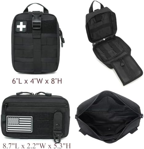 6 Pack Tactical Molle Car Seat Back Organizer - Image 5