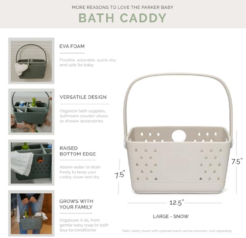 Parker Baby Co. Quick-Dry Bath Caddy Organizer - Image 4