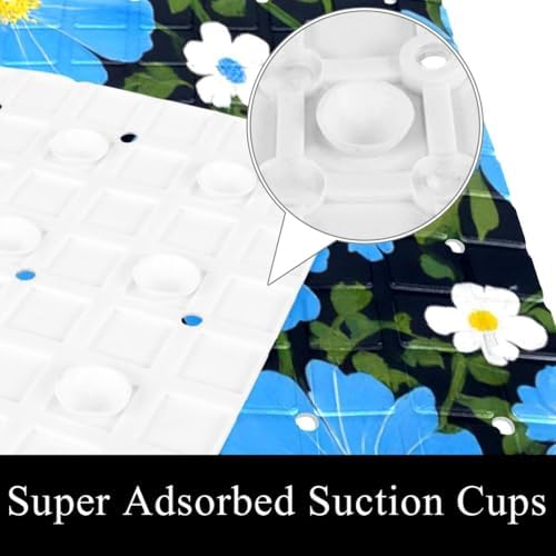 Bathtub Mat Non Slip 26.8x15.1 Inch, Machine Washable Shower Mats - Image 3