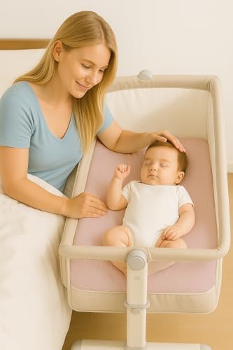 Muslin Bedside Bassinet Sheets 2 Pack - Image 3
