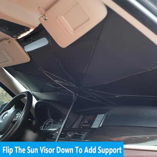 Windshield Sun Shade 2025 Car Accessories 100% Blackout Car Front Windsow - Image 5