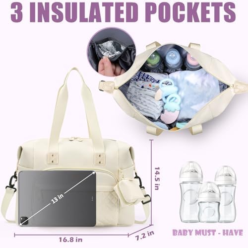 Tuwubi Diaper Bag Tote, Baby Diaper Bag - Image 4