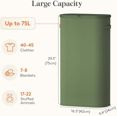 Lifewit Slim Laundry Basket - Image 3