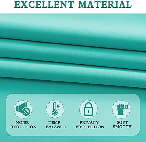 DONREN 2 Panels-15 Inch Length Curtain Valances - Image 2