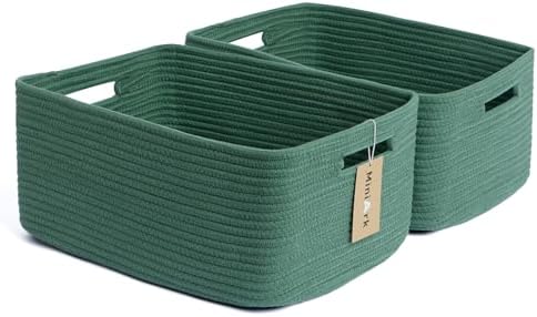 MiniArk Large Storage Baskets for Shelves, Baby Nursery, Toy Baskets Box by MiniArkStorageBasketsHome