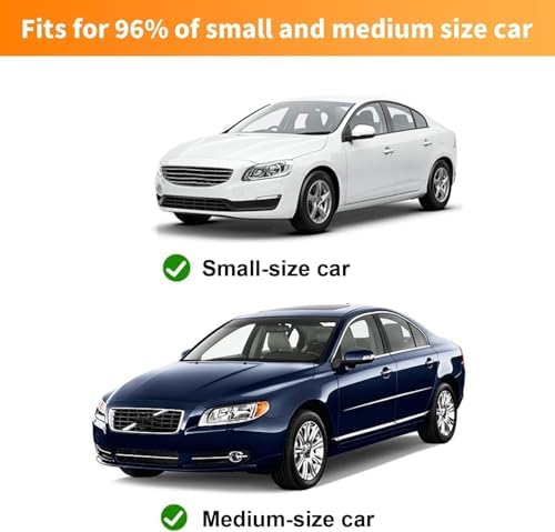 Car Rear Side Window Shadows for Small, Medium Sedan Car Only, Breathable Mesh - Image 5