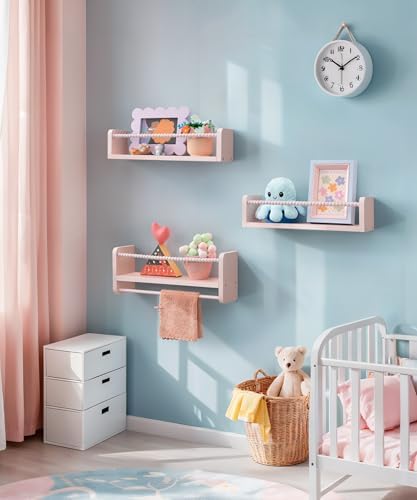 Maxpeuvon Nursery Book Shelves for Wall - Image 6