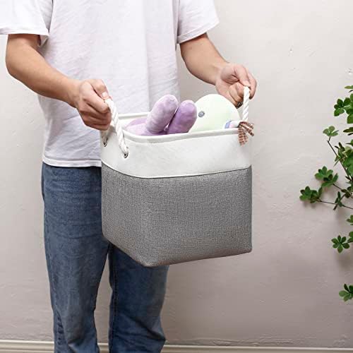 MidmmVick 11 x 11 Inch Cube Storage Bins, 6 Pack Large Collapsible Fabric - Image 6